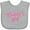 AC-Heather Grey, variant on Inktastic Valentine's Day Daddy's Girl Girls Baby Bib