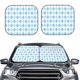 thumbnail image 2 of Fotbe Blue and White Squares Juego de 2 Piezas de Parasoles para Parabrisas | Bloqueador Solar para Auto | Accesorios Plegables para Protección Solar Interior-Large, 2 of 6