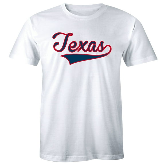 Texas City Grunge Houston Vintage Baseball Script Men Lone Star T-Shirt