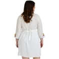thumbnail image 3 of Vestido bordado Roman Fashion Tallas Extras Blanco 40, 3 of 6