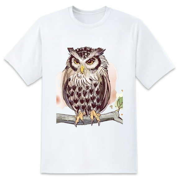 Men's Graphic TeeOwl (11) Letter Print T-Shirts Round Neck Short Sleeves Sizes XS-5XL Summer Daily Casual Tops