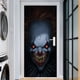 thumbnail image 1 of Pegatina de papel tapiz de puerta Payaso de dientes de fantasma XianweiShao 30 x 80 pulgadas, 1 of 1