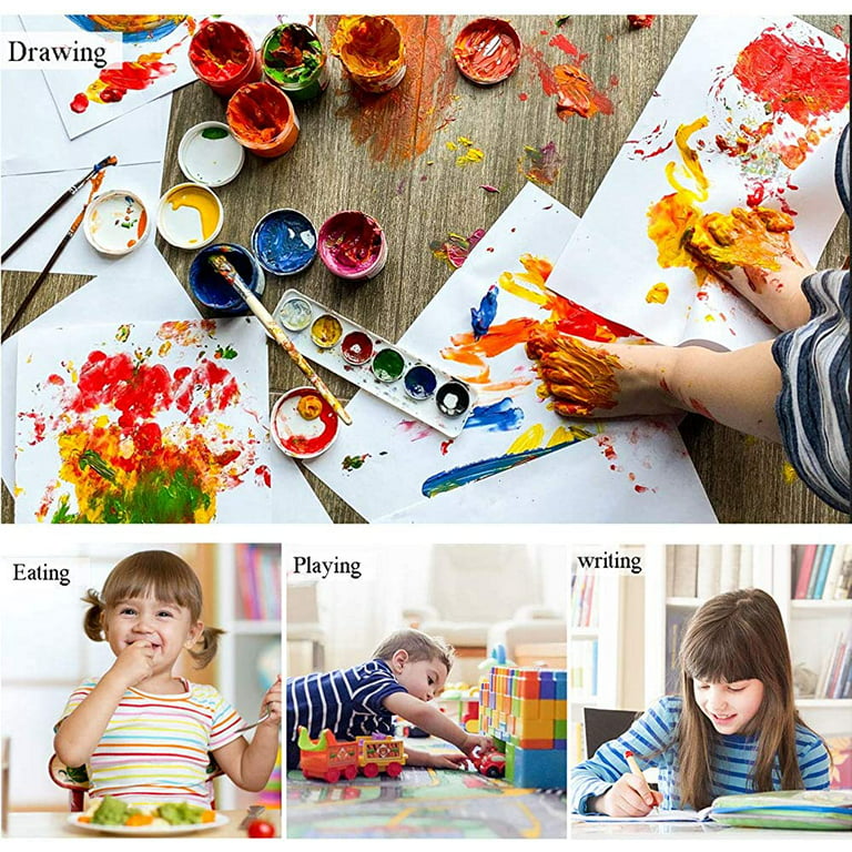 UKALOU Kids Painting Apron, Kids Art Smocks, Long Sleeve Polyester Painting  Smocks, Waterproof Kids Smocks With Big Pocket