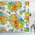 thumbnail image 1 of Ambesonne Floral Shower Curtain, Macro Flower Petals Art, 69"Wx75"L, Multicolor, 1 of 3