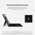 thumbnail image 2 of Funda con Teclado Inalámbrico Blanco para Samsung Galaxy Tab S10 FE, 2 of 9