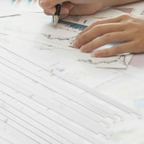 LIFKOME 20 Pcs Hanging Strips with Hook Office 32.50X0.80X0.70CM White