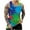 Multicolor#09, variant on ZCFZJW Ombre Tank Tops for Women Quick Dry Summer Sleeveless Tie Dye Gradient Print Round Neck Graphic Workout T-Shirts Loose Regular Fittness Tees Vest Multicolor#17 XL
