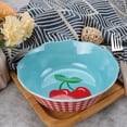 thumbnail image 2 of Hometrends Cherry Bamboo Melamine Bowl $6.5$ Inch, Blue, 2 of 5