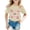 1-Beige12, variant on Wxolcjlv Girls Summer Stylish Bow Print Tee Casual Comfortable Short Sleeve T Shirt, Szies 18M-13Y