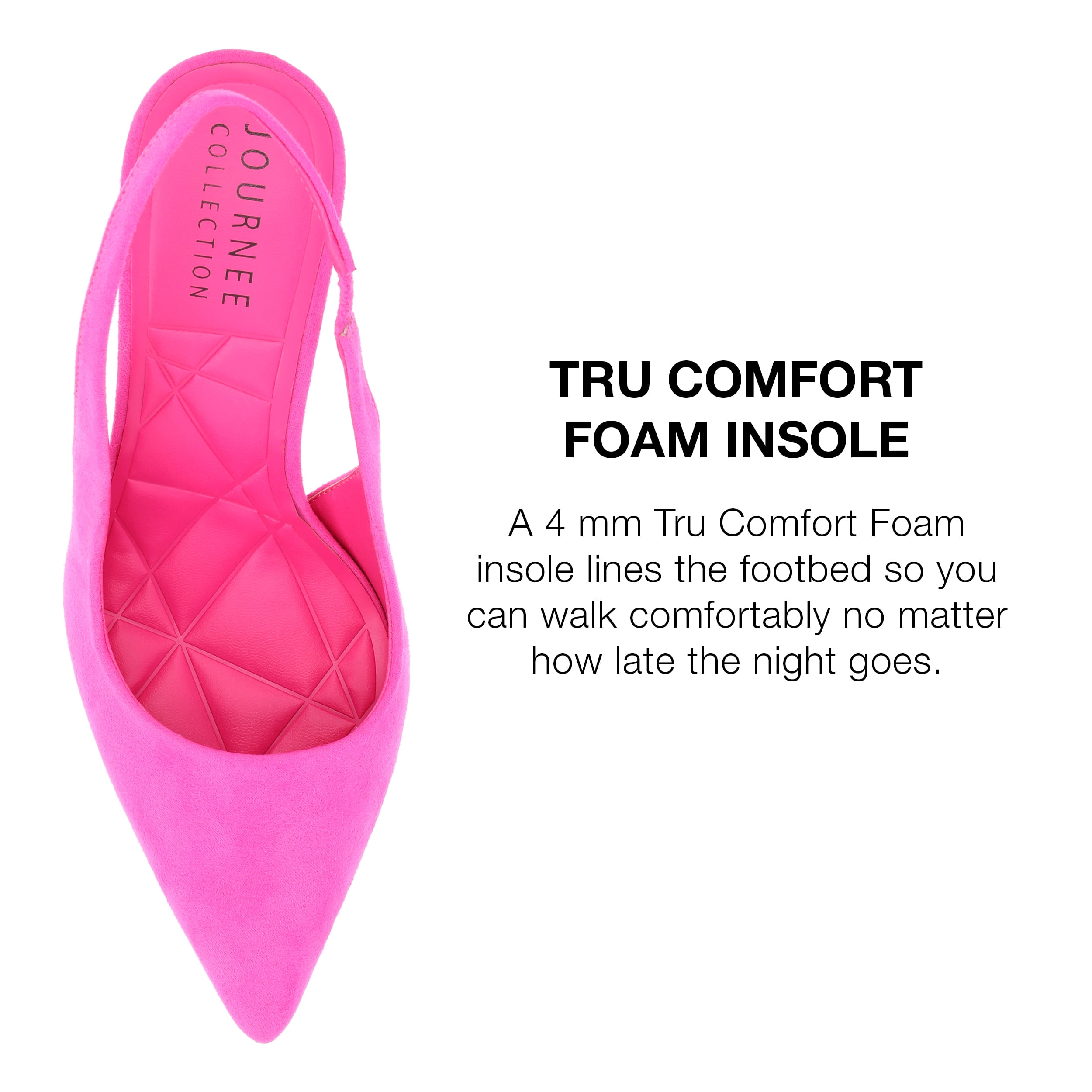 Journee Collection Womens Elenney Tru Comfort Foam Mid Heel