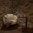 thumbnail image 3 of Ultimate 3D Brick Effect Wall Panels, Wall Cladding Panel, Set of 2, Covers 11 sq ft, Shadowstone, 3 of 7