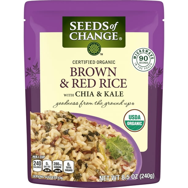 SEEDS OF CHANGE Organic Quinoa, Brown & Red Rice, 8.5oz