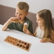 thumbnail image 2 of Juego de mesa Mancala de madera, 48 piedras Mancala, portátil, para niños y adultos., 2 of 7