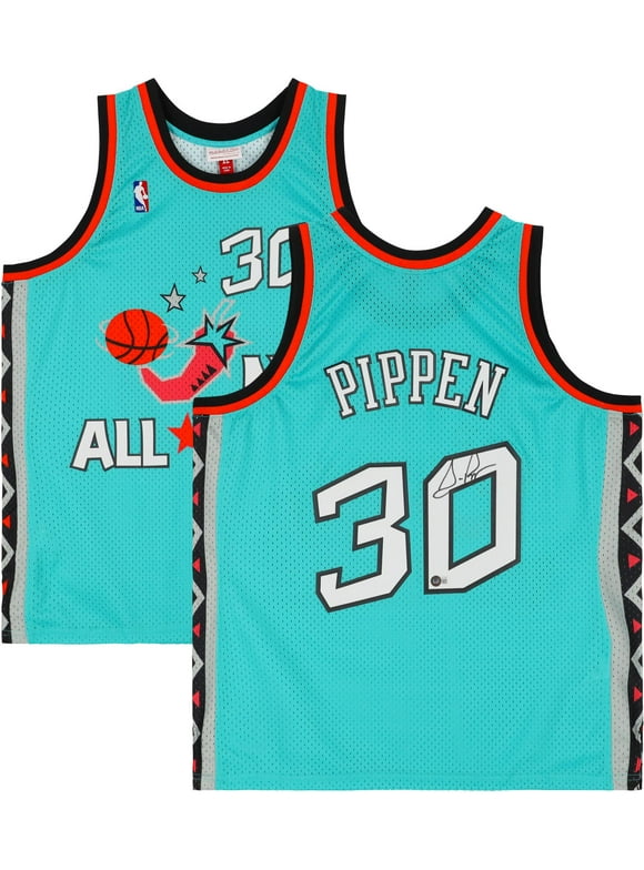 Scottie Pippen Chicago Bulls Autographed Teal 1996-1997 Michell & Ness All-Star East Swingman Jersey - Fanatics Authentic Certified