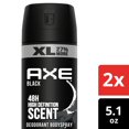 thumbnail image 3 of Axe Black Frozen Pear & Sandalwood Body Spray Deodorant for Men, 5.1 oz (2 Pack), 3 of 5