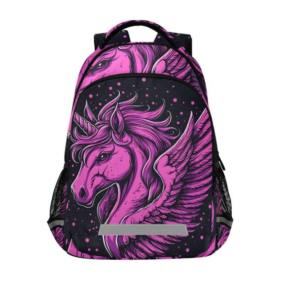 ALAZA Unicorn Backpack Elementary School Bag Bookbag Travel Rucksack