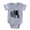 Heather Grey, variant on CafePress - Knives - Cute Infant Baby Football Bodysuit