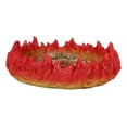 thumbnail image 4 of Gothic Arch Devil Skull Face Fire Wheel Flame Hell Bone Cigarette Ashtray Figure, 4 of 7