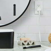 Quip Adult All-Black Plastic Full Head Smart Rechargeable Electric Toothbrush
