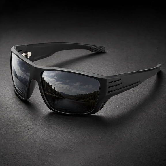 UV400 Polarized Sports Sunglasses for Men Women, Wrap Around Protective Eyewear for Outdoor Driving Cycling Hiking