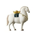 thumbnail image 1 of Ornement Cheval Blanc Chanceux avec Lingot d'Or - Décoration Maison Indispensable, 1 of 6