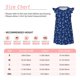 thumbnail image 3 of Fotbe Nautical Anchors Vestido de Dormir para Niñas de 3 a 10 Años, Mangas Cortas, Estilo Princesa, Pijama Camisón con Mangas Voladas-XX-Large, 3 of 6
