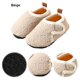 thumbnail image 2 of Pantuflas cálidas algodón fdgzhd (Beige talla 24-25 longitud interior 13 6 cm), 2 of 9