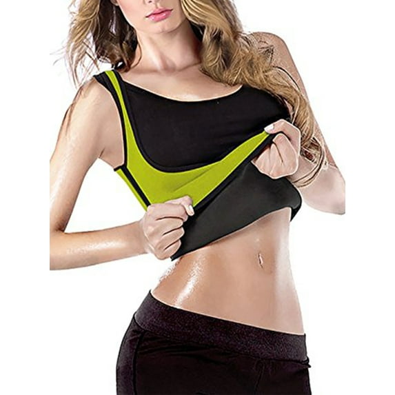 NK SUPPORT Women's Hot Sweat Slimming Vest Body Shaper Neoprene Control Tummy Fat Burner Shapewear Tank Top Cincher Corset Sauna Suits