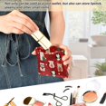 thumbnail image 6 of PU Leather Coin Purse Wallet Compact Water-Resistant Card Cases Money Organizers Cute Christmas Animals, 6 of 7
