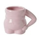 thumbnail image 5 of Taza de café, taza de té, regalo único para mamá, barriga de cerámica creativa, 400 ml con asa, Rosa, 5 of 9