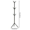 thumbnail image 3 of Coat Rack under $5! Cagogo Triangular Coat Rack Floor Standing, Space Saving Coat Stand for Entryway, Assembliable Coat Rack for Bedroom, Metal Coat Rack for Hanging Clothes, Modern Coat Rack for, 3 of 9