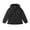 Black, variant on AUDeals Boys Girls Packable Puffer Jacket, Kids Hooded Lightweight Coat with Storage Bag, Warm Windproof Polyester Outerwear (Black, 5-6 Years)