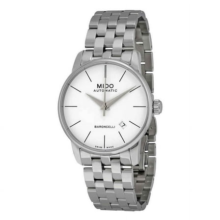 Mido Baroncelli Automatic White Dial Stainless Steel Men's Watch M86004761