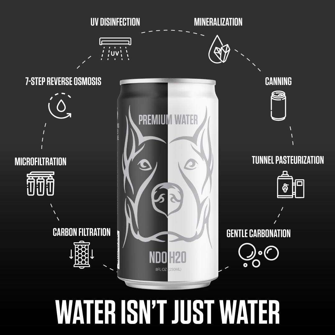 NO DAYS OFF Premium Water (8.4 Fl Oz (Pack of 24), Purified Water - Sparkling)