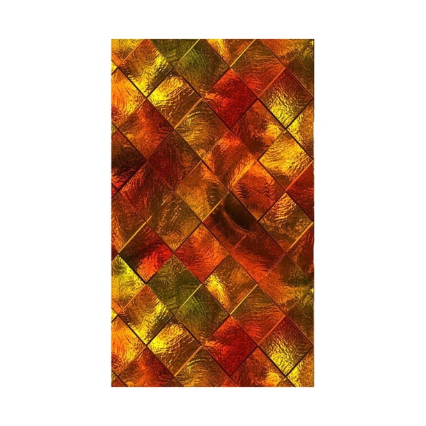 Matsuzay PVC fácil de instalar película decorativa para ventana privacidad y estilo película decorativa estática multifuncional Decoración del hogar Tipo 5