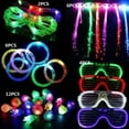 thumbnail image 5 of Pack Light Up Toy Party Favors Birthday Gift LED Accessories Glow Flashing Ring Bracelets Glasses Carnival Bar Christmas Wedding (71PCS), 5 of 7