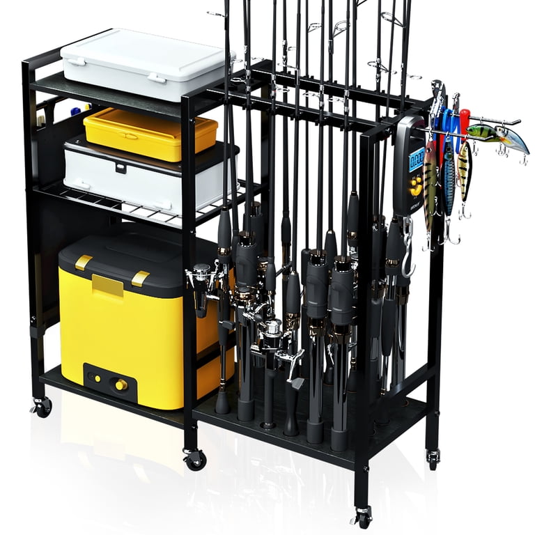fishing rod holder cart Electric Motorized Cart: Rack Accessory Beach Wagons innovative fishing rod rack Rod Holder Cart UPGRADE!!! DIY