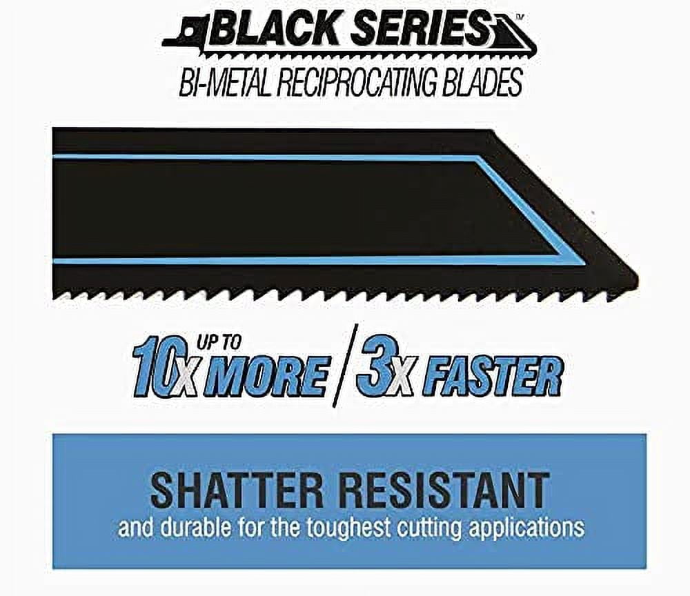 Spyder Genuine 14pc Black Series Bi Metal Recip Saw Blade Kit W/ Case - 200308