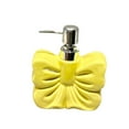 thumbnail image 5 of Kuntesetty Bow Hand Soap Dispenser Cute Ceramic Soap Bottle for Lotion Shampoo Bathroom Yellow, 5 of 8
