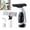 White + Black+Without telescopic pole, variant on iFCOW Window Vacuum Squeegee Cordless, Rechargeable Window Cleaner Tool, Handheld Window Vac with Multi-Purpose Spray Bottle & Microfiber Cloth for Shower Doors, Windows, Tiles, Mirror