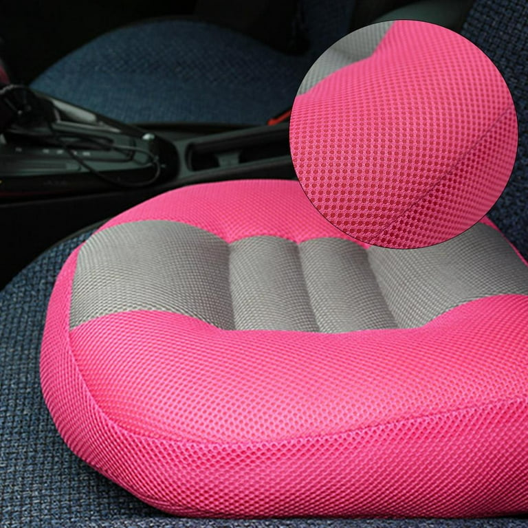 Car Booster Seat Cushion Breathable Height Boost Mat Portable Mesh