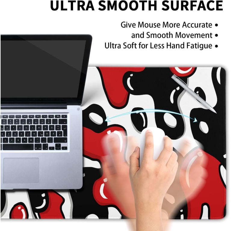 Xxl Gaming Mouse Pad: Non Slip Rubber Base Stitched - New Zealand
