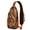 Floral Paisley, variant on Vibrant Indian Sling Backpack – Tribal Boho Floral Crossbody Daypack, Lightweight Anti-Theft Travel Bag with Adjustable Strap & Multiple Compartments
