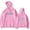 Pink, variant on Ericdoa Merch Unisex Fleece Pullover Hoodie Autumn Winter 2025 With Kangaroo Pocket