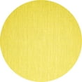 thumbnail image 1 of Ahgly Company Indoor Round Abstract Yellow Contemporary Area Rugs, 6' Round, 1 of 4
