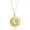 WHITE, variant on Natural Stone Necklace Gold color Sun And Moon Phase Chain Pendant