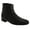 Black, variant on Scimitar Mens Inside Zip Pleated Ankle Boots