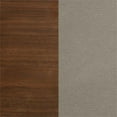 thumbnail image 5 of Pemberly Row Upholstered Mid-Century Wood California King Panel Bed in Walnut, 5 of 9