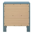 thumbnail image 3 of Passion Furniture Burlington 2-Drawer Teal Nightstand (25 in. H x 17 in. W x 22 in. D), 3 of 5