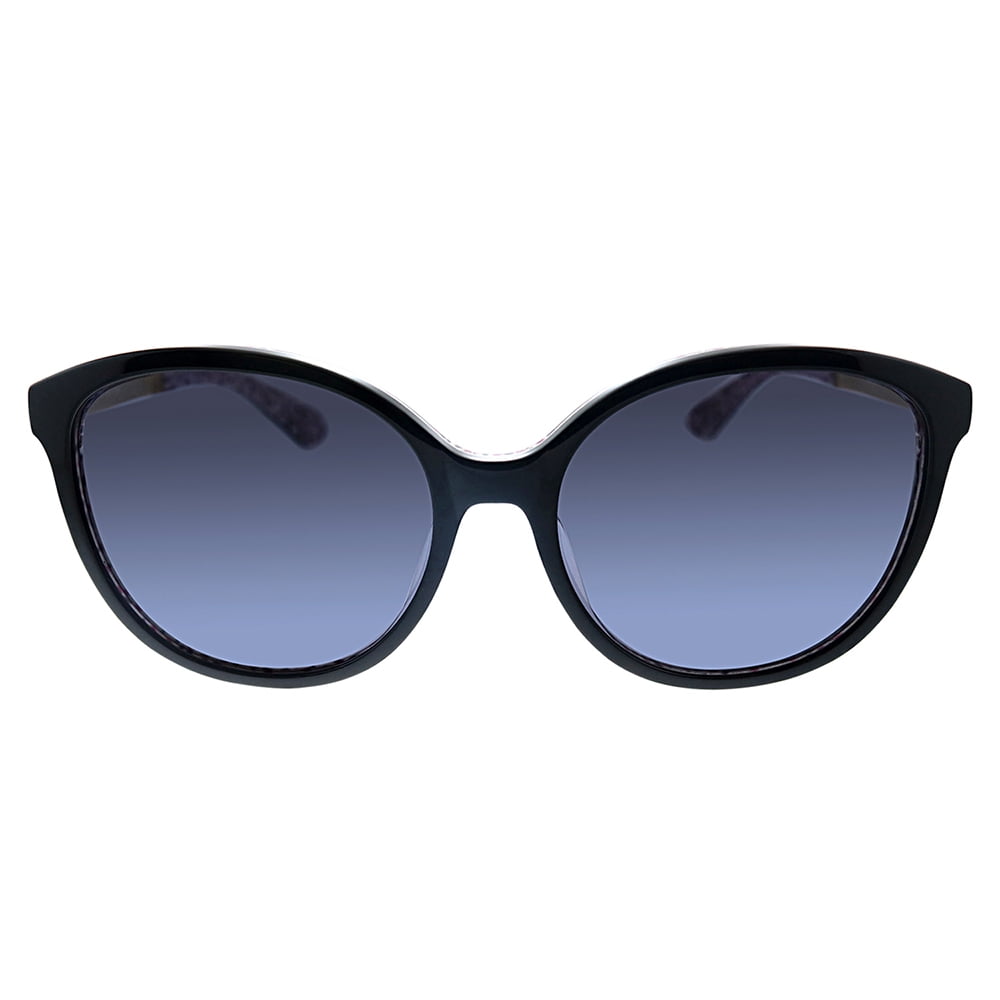 Kate Spade Karlena/F/S Plastic Womens Cat-Eye Sunglasses Black 58mm Adult